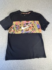 The Nike Tee KD Kevin Durant Gold Chains Butterflies Black T-Shirt Mens Size L