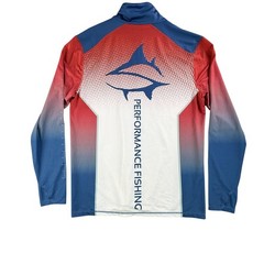 Loco Kaile Pullover Mens Medium Performance Fishing 1/4 Zip Long Sleeve Shirt