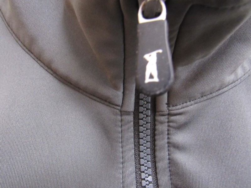 Fairway & Greene Tech Gray Long Sleeve 1/4 Zip Pullover Large Read gallery