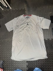 Nike Air Jordan Training Dri-FIT Gray Short Sleeve Athletic Shirt Men’s Large