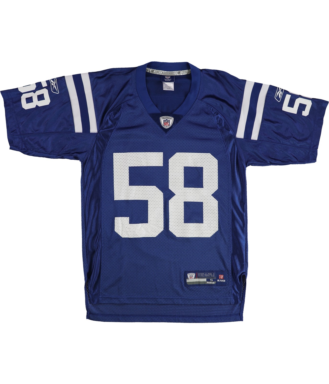 Reebok Mens Indianapolis Colts Brackett Jersey, blue, S gallery