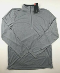 Under Armour Mens Medium Gray Threadborne Siro 1/2 Zip Pullover L/S Shirt