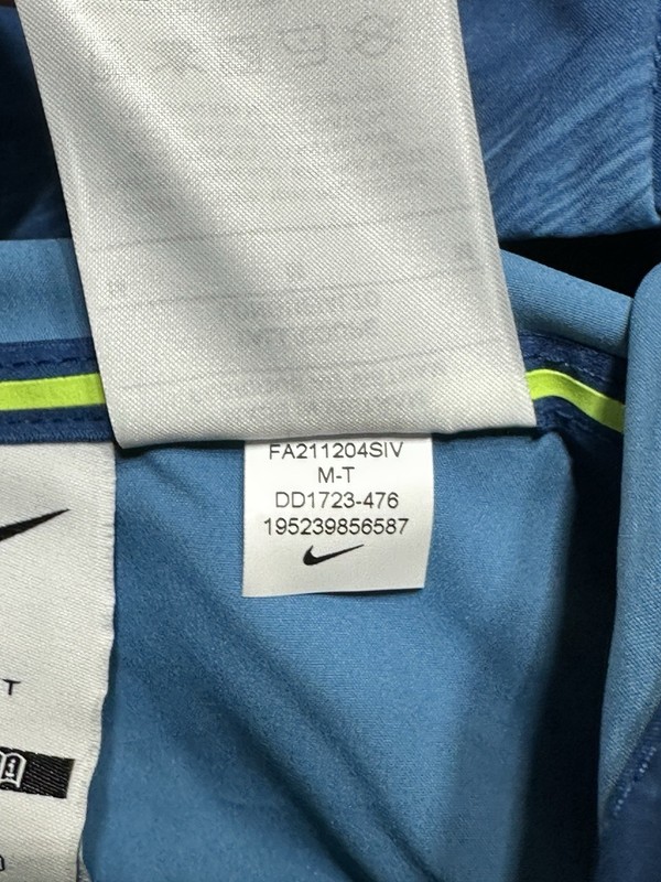 Nike 1/2-Zip Swoosh Training Jacket Blue Volt DD1723-476 Mens NWT *READ Descript gallery