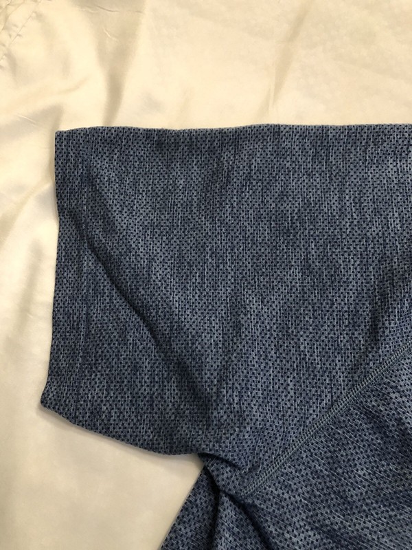Lululemon Metal Vent Tech SS Shirt Mens XL Blue Seamless Athletic Tee Gym gallery