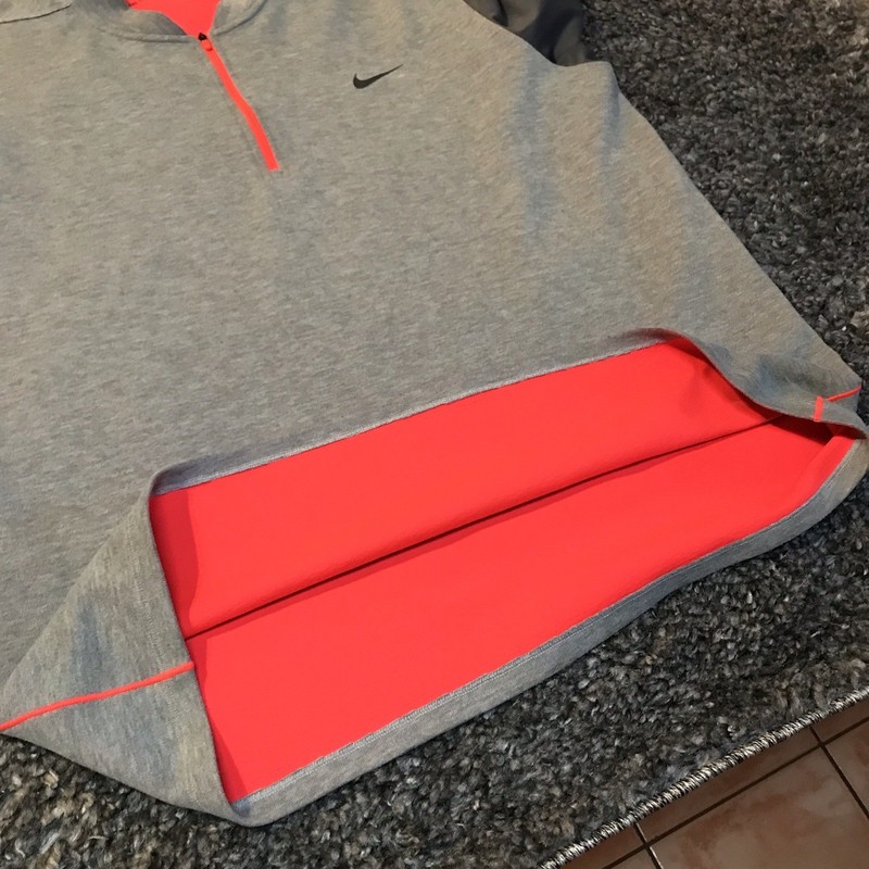 Nike Tiger Woods Collection Pullover Mens 2XL Gray 1/4 Zip Long Sleeve Golf XXL gallery