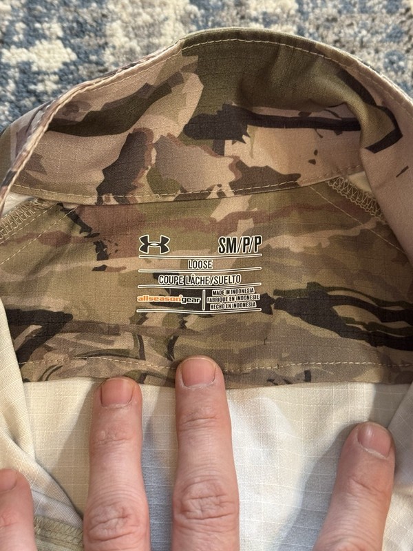 Under Armour Tactical Combat Camo Long Sleeve Military Shirt Men’s Size S NWT gallery