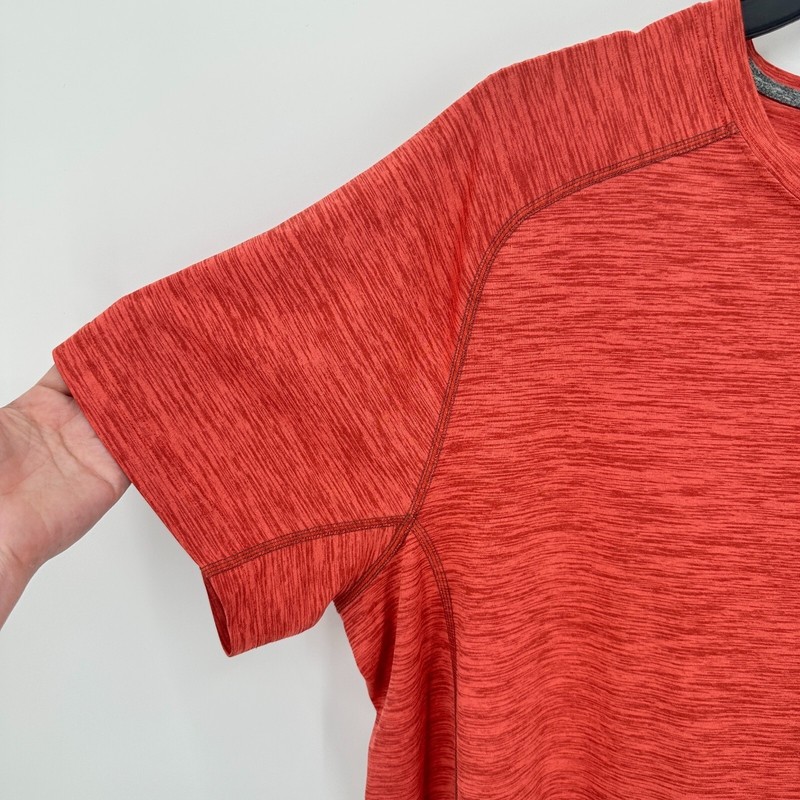 Eddie Bauer Activewear Shirt Mens XL Orange Heather FreeDry Running Training gallery