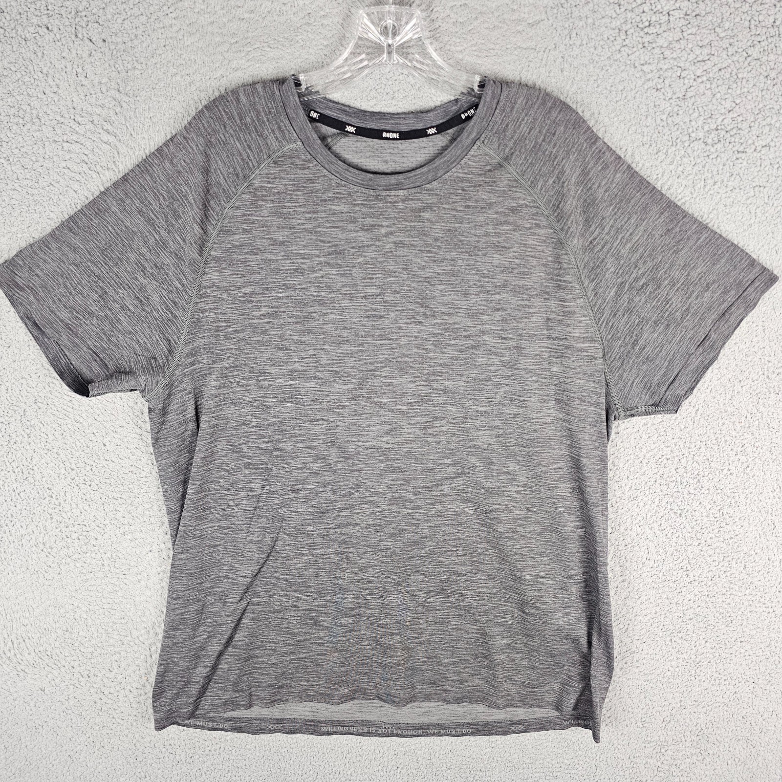 Rhone Reign Tech Activewear T-Shirt Men's Gym Performance Short Sleeve Pullover gallery