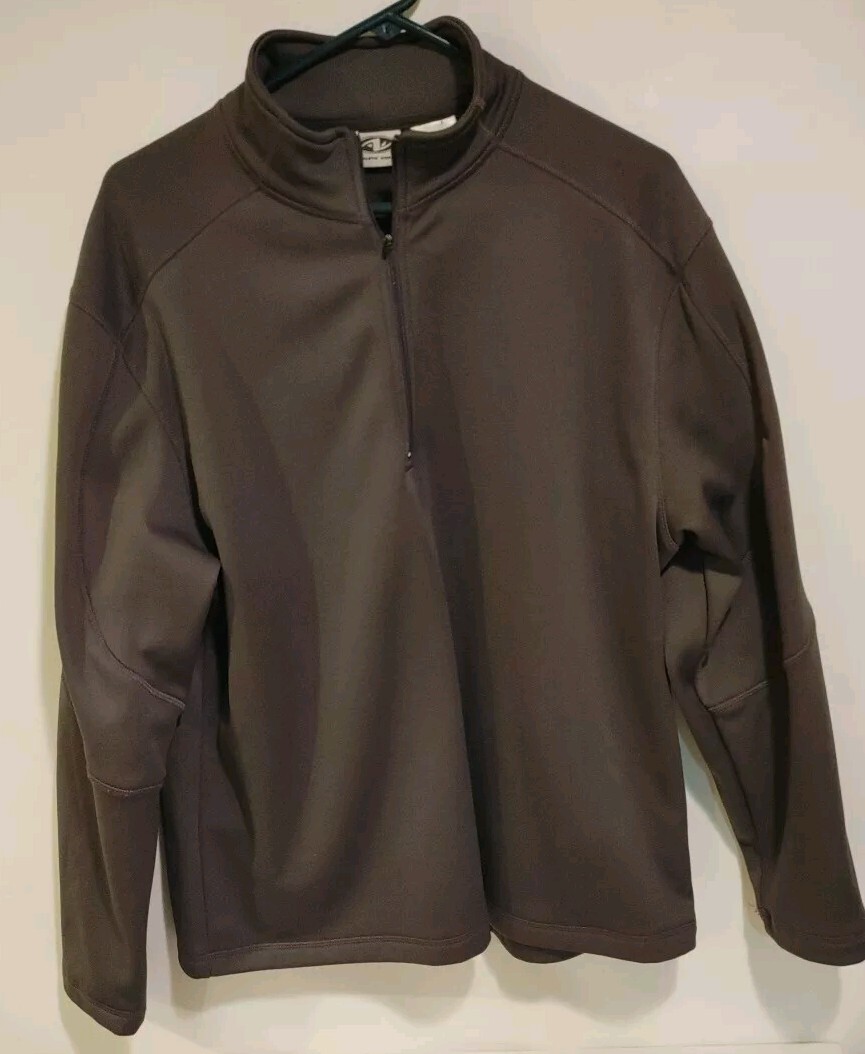 Athletic Works Long Sleeved 1/4 Zip Gray Pullover Men's Size MEDIUM gallery