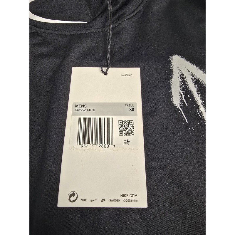 NIKE Pro x Off White long sleeve Virgil Abloh Spray Black Top Size XS Authentic gallery