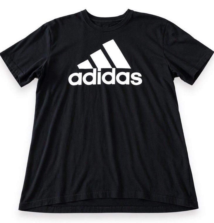 Adidas Black Logo T-Shirt Size XL Mens Performance Golf Short Sleeve Crew Neck