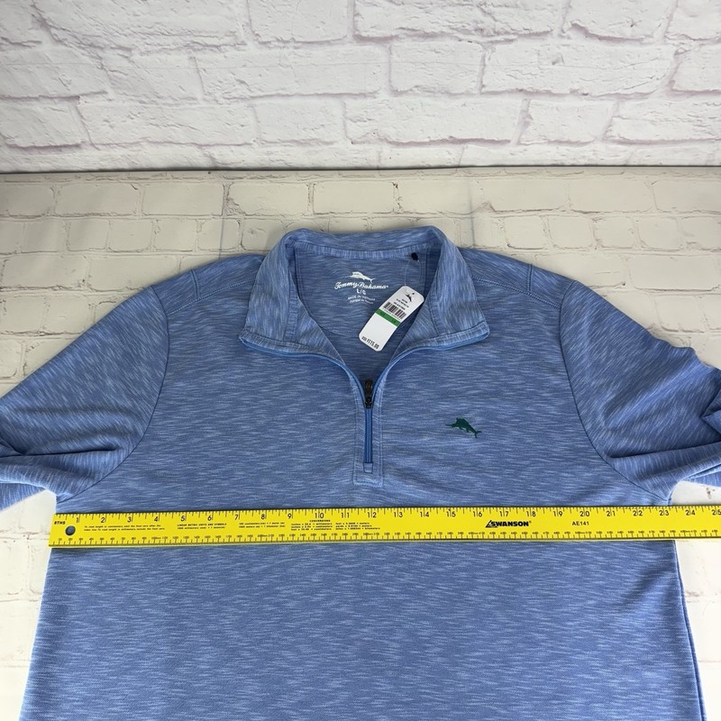 New Tommy Bahama Via Del Mar Half Zip Tencel Lightweight Pullover Men's Large gallery