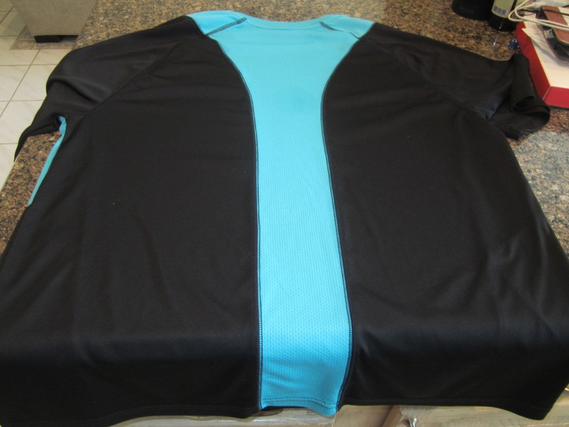Reebok Performance Athletic Shirt - Black/Teal - Medium gallery
