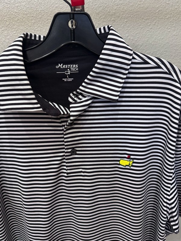 Masters Tech Agusta Stripe POLO SHIRT Large L gallery