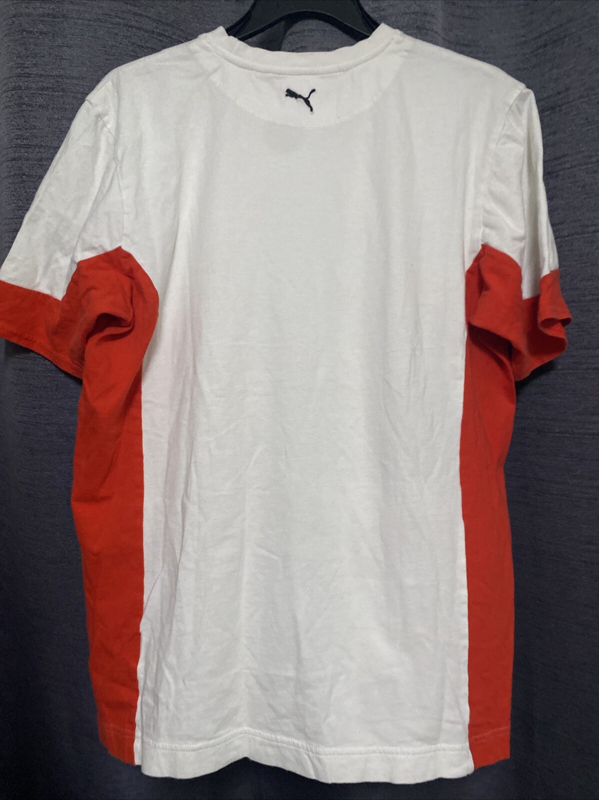 Puma Red Ferrari Scuderia Italy Flag Striping Shell Bridgestone T-Shirt Small gallery