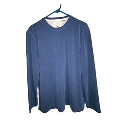 Tasso Elba Island Men Size M – Slate Blue UPF Sun Protection Long Sleeve T Shirt