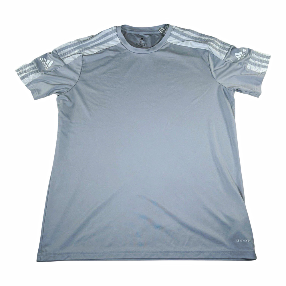 adidas Squadra 21 AEROREADY Soccer Jersey Gray Men’s XL Primegreen GN5727