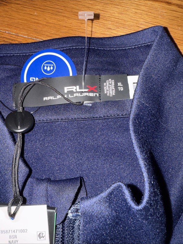 RLX Ralph Lauren Performance Pull-over Men Extra Large XL Navy 1/4 Zip Shirt gallery