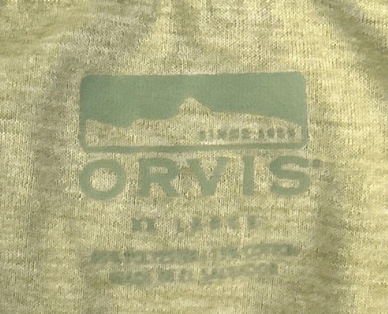 Orvis 1/4 Zip Performance Pullover Mens XXL Gray Long Sleeve Logo Navy Stitching gallery