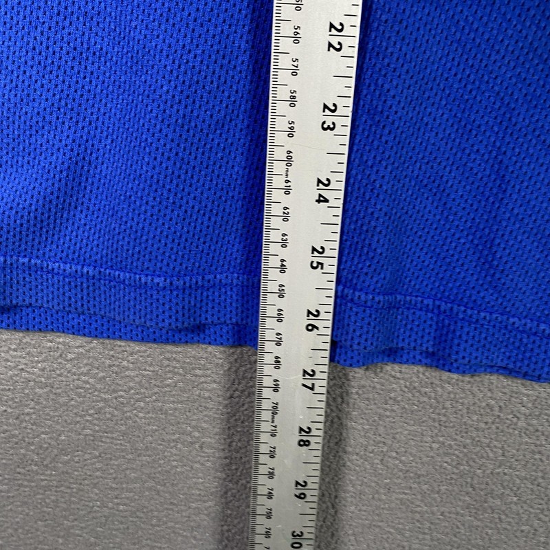Speedo Shirt Mens Extra Large Blue Mesh Tank Top Athletic Singlet Made in USA gallery