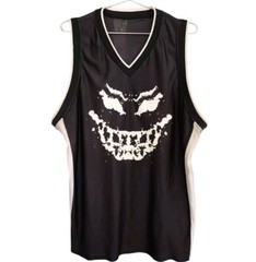 Rare Vintage Disturbed Black & White Basketball Nu Metal Band Jersey – Large