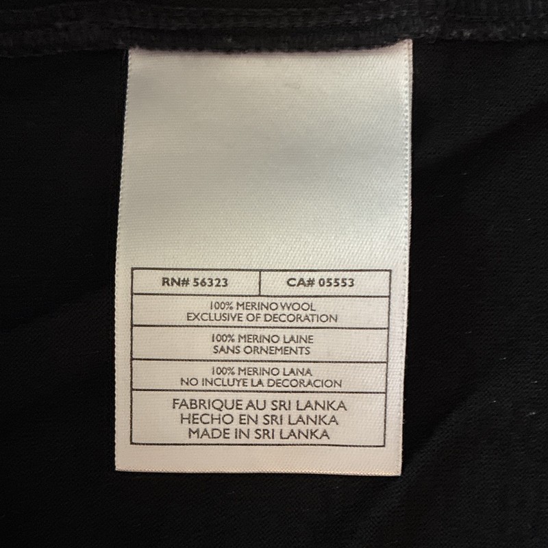 Nike Tech Wool Men's L Black Merino Wool Lightweight Long Sleeve Crew Tee gallery