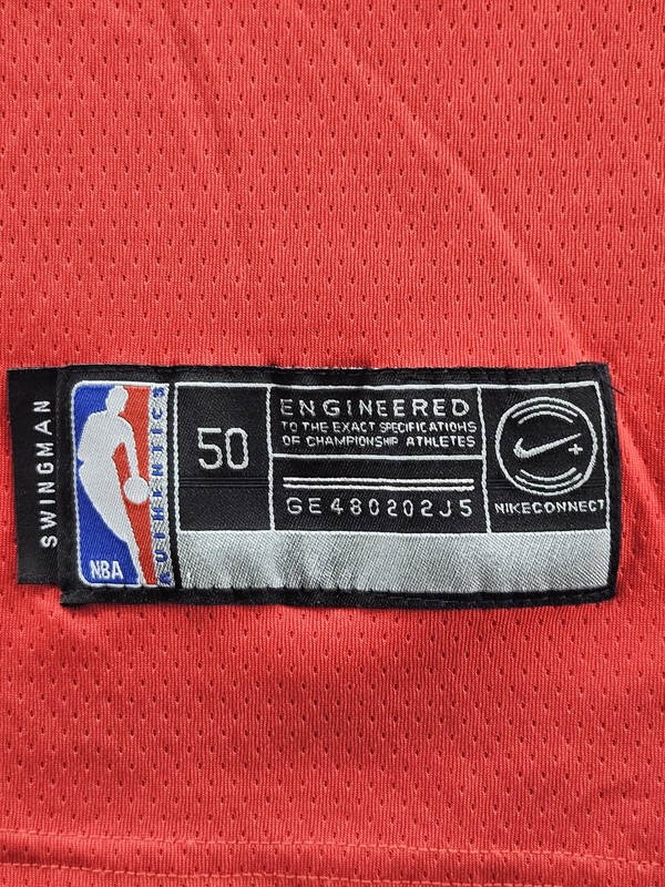 Nike Swingman Jersey Mens 50 Red Bulls 23 Jordan NBA Basketball Mesh Stitched gallery