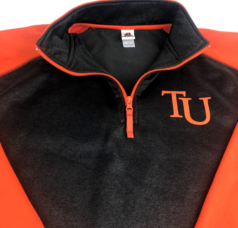 Badger Sport Tusculum University Men's Pullover XL Quarter Zip Long Sleeve Black gallery