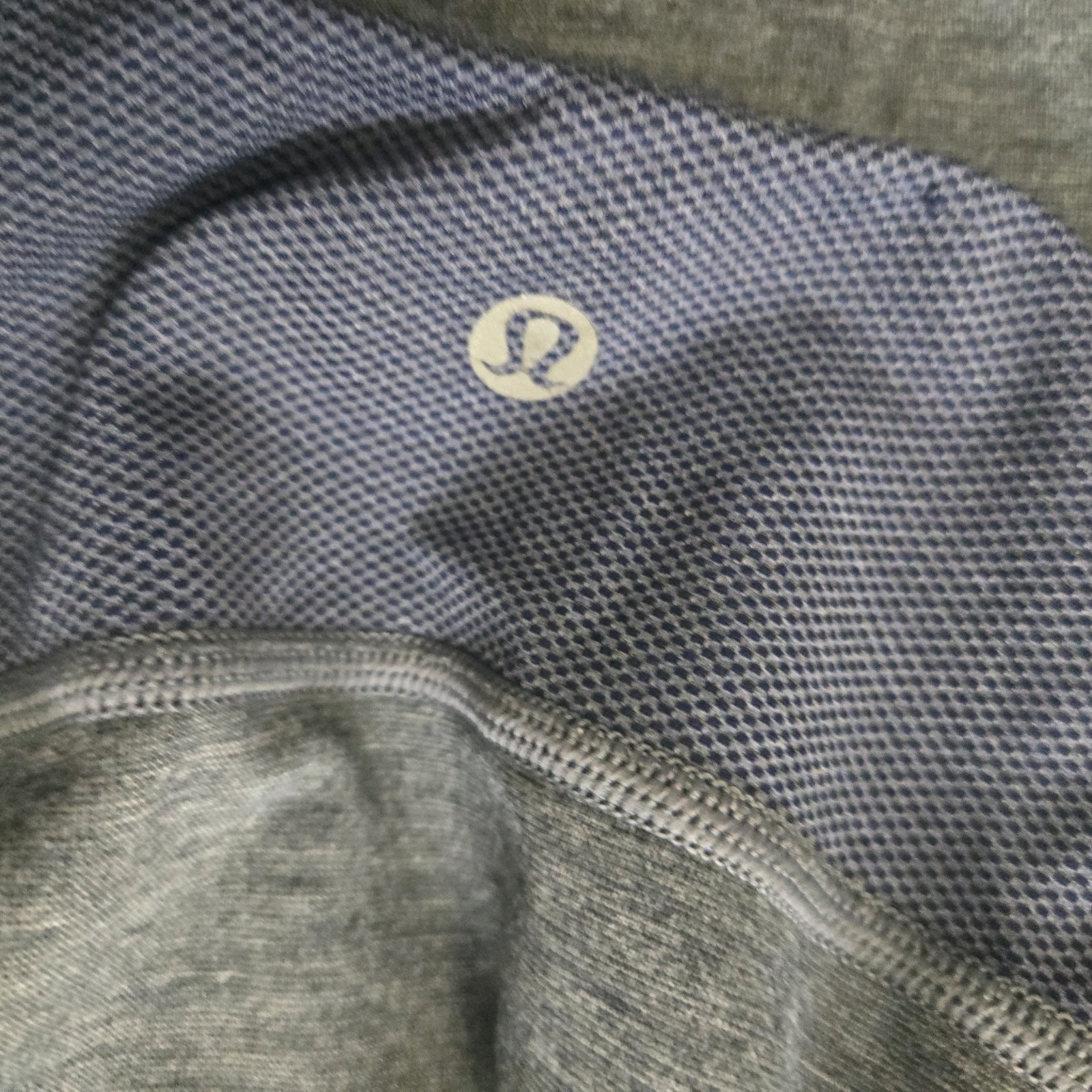 Lululemon Mens Large Blue Mesh Side Panels Activewear Yoga Running gallery