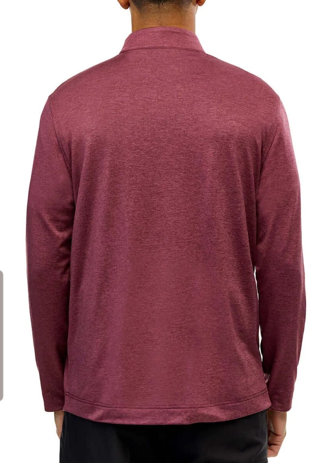 Greg Norman Heather Red ML75 Performance Stretch 1/4 Zip Pullover S/M Mens NWT gallery