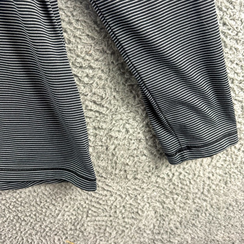 Under Armour Watauga Pullover Mens Large Gray Stripe Heatgear Outdoor Athletic gallery