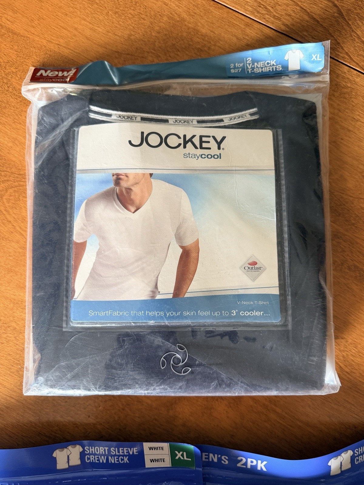 Jockey V-Neck & 32 Degrees Cool Crew Neck T-shirts New 5 Packages gallery