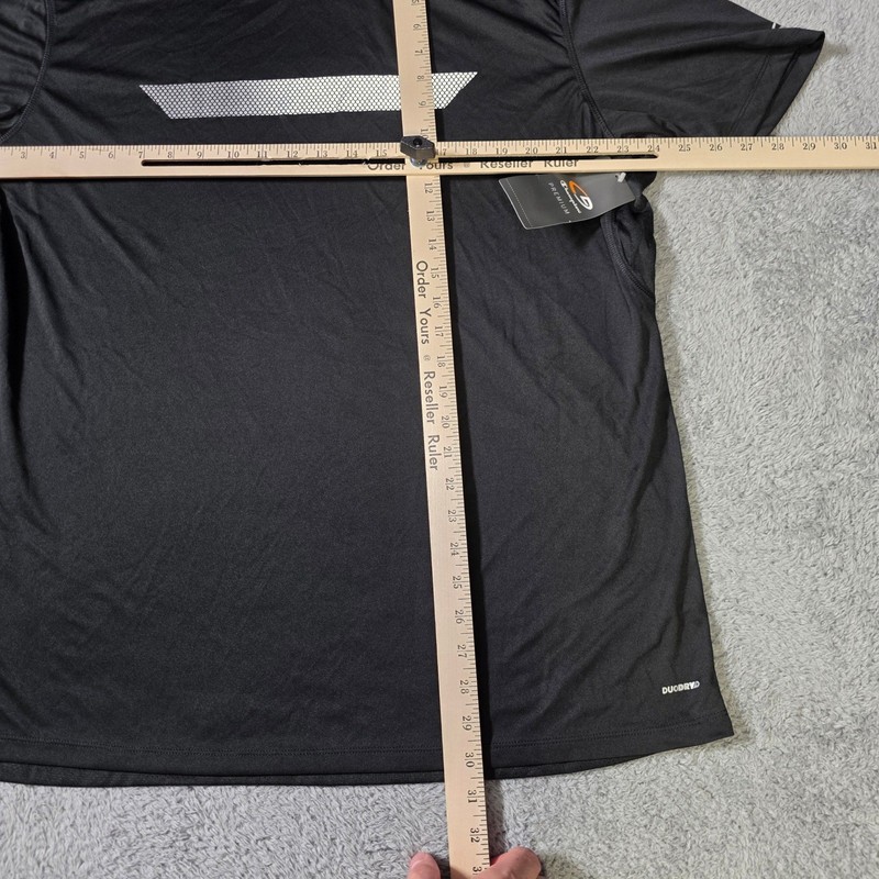 Champion Mens XXL Short Sleeve Tee Ebony Black Duo Dry+ Reflective S9840-AWZ gallery