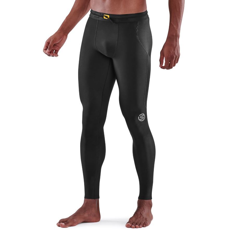 Skins Series-3 Thermal Mens Compression Long Tights (Black) gallery
