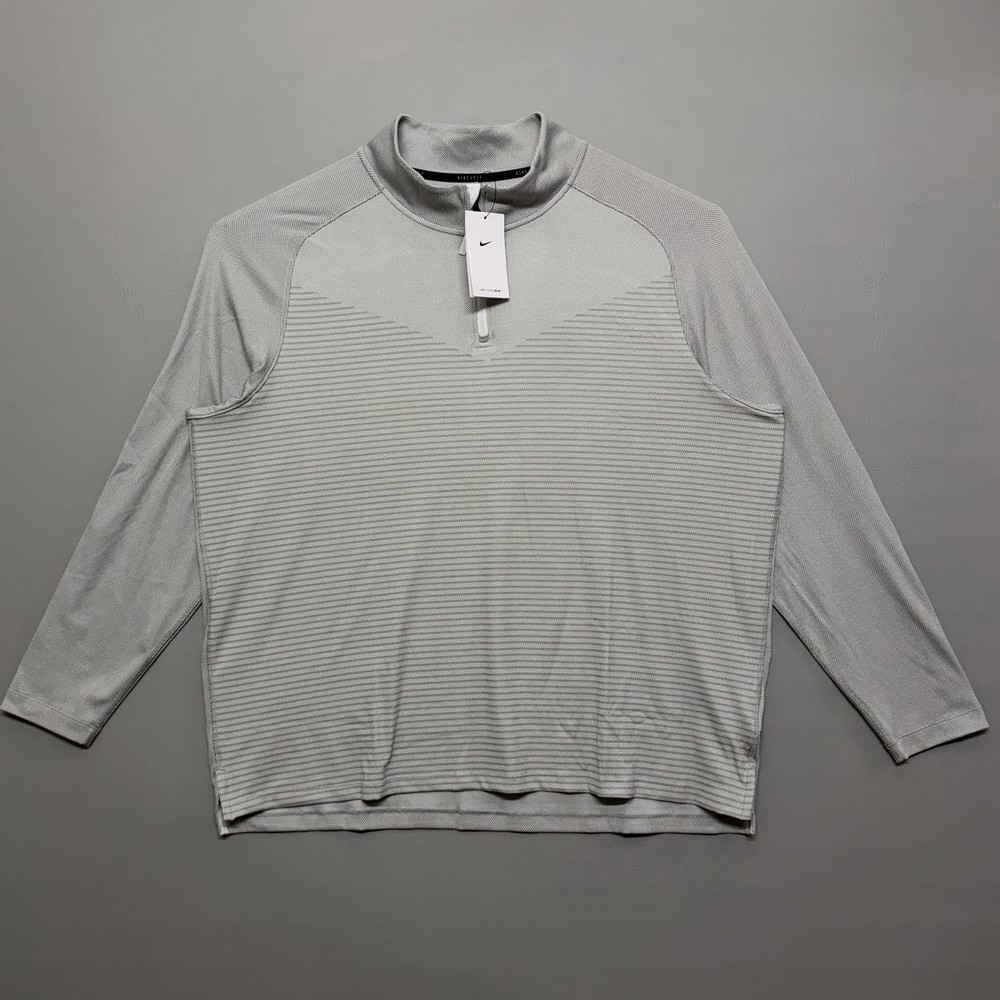 Nike Dri-Fit ADV Vapor 1/4 Zip Golf Jacket Pullover Grey DH0982-025 Mens XXL