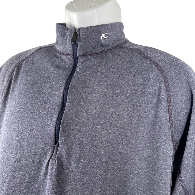 KJUS Keano Half Zip Pullover Mens Medium Blue Long Sleeve Outdoor TP-2950 gallery