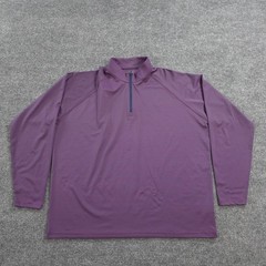 Holderness & Bourne Shirt Mens XL Purple The Reid DryLuxe 1/4 Zip Golf Pullover