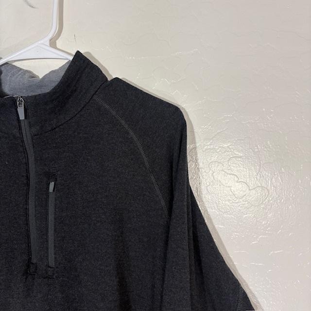 Free Fly Pullover Mens XL Gray 1/4 Zip Long Sleeve Bamboo Blend Athletic gallery