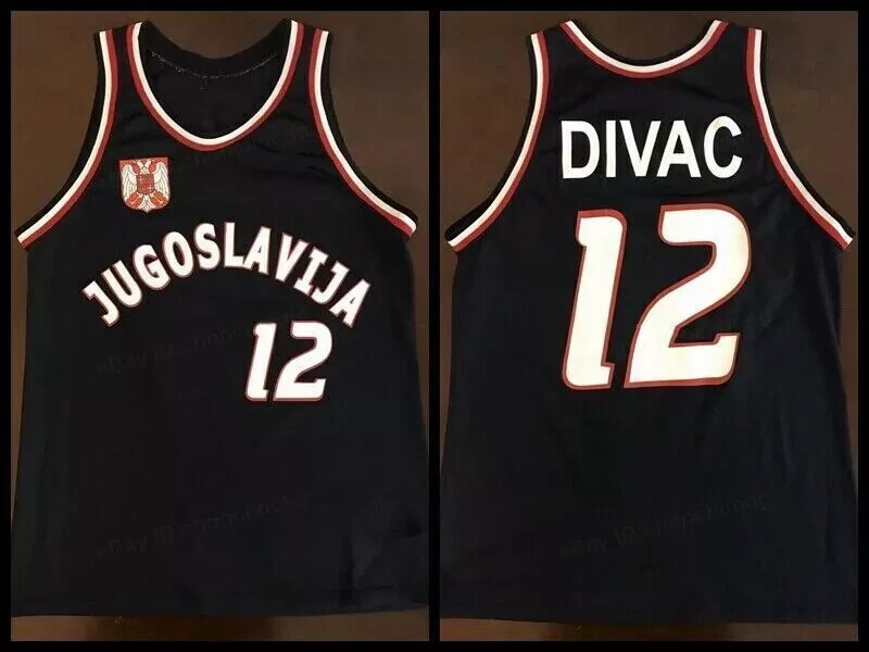 Throwback Vlade #12 Team Jugoslavija Serbia Basketball Jersey Sewn Youth/Men gallery
