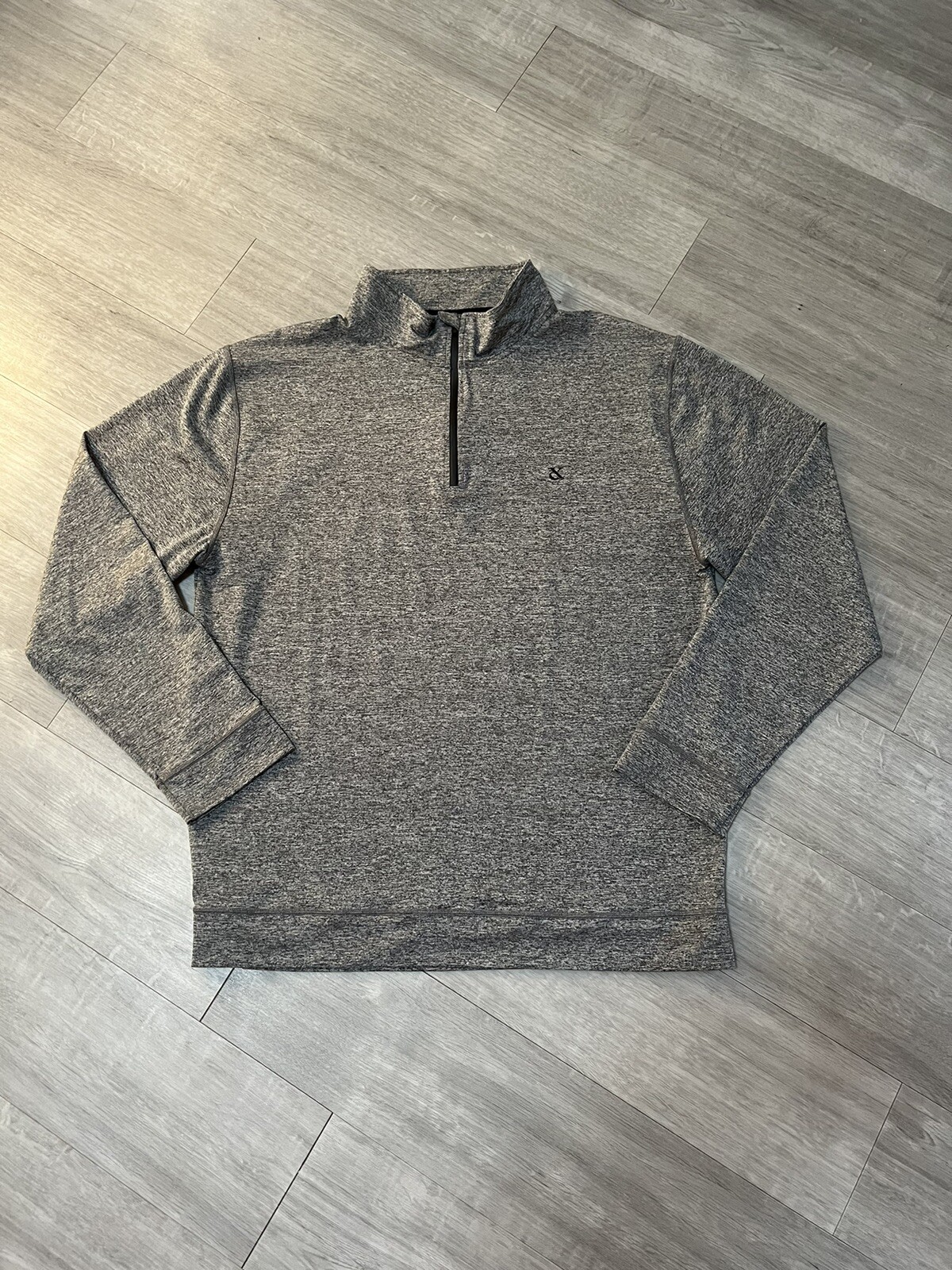 Devereux Golf 1/4 Zip Mens XL Heathered Grey EUC FREE SHIPPING!!! gallery