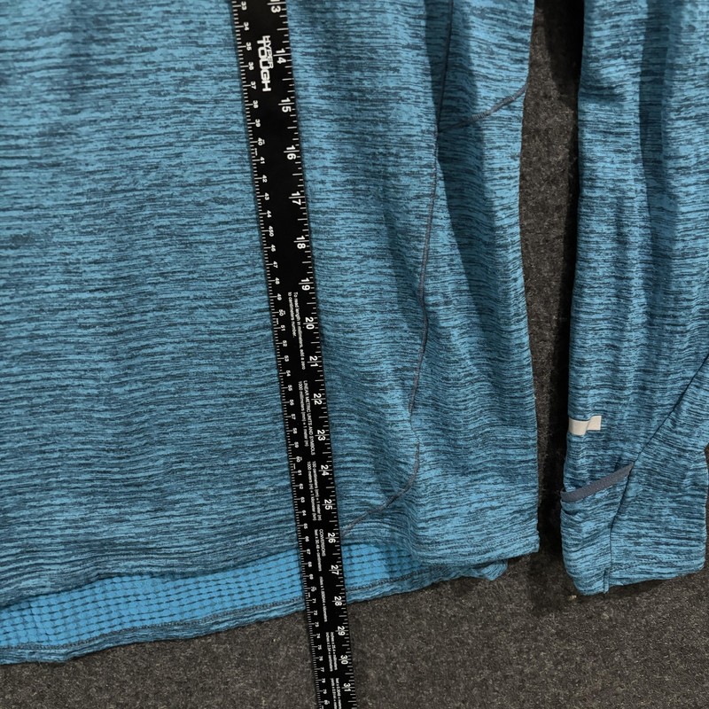 Nike Therma-Sphere Pullover Men's Large Blue Half 1/2 Zip Running 853330-484 gallery