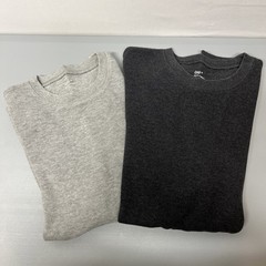 Gap Heavy Weight Long sleeve Men’s Thermals Size Medium Light Gray Dark Gray