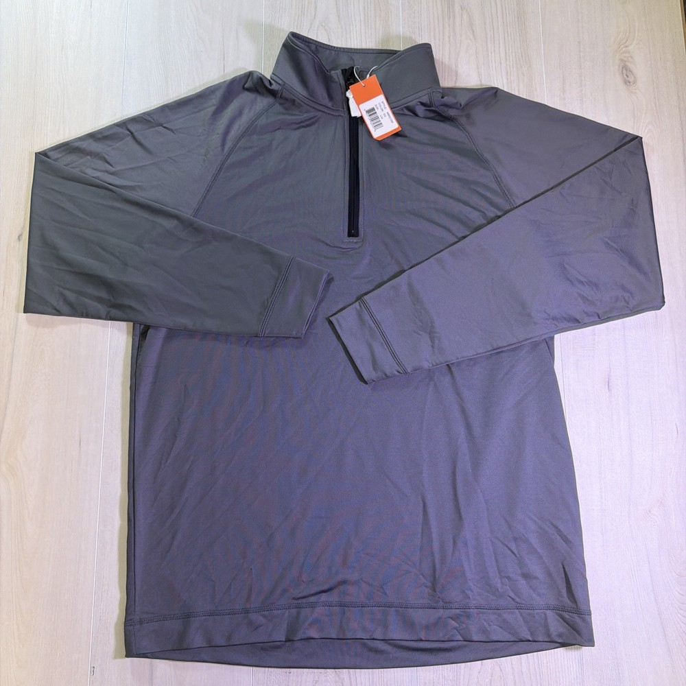 C-BUK By Cutter & Buck 1/4 Zip Pullover Men's Size Large Gray New W/ Tags