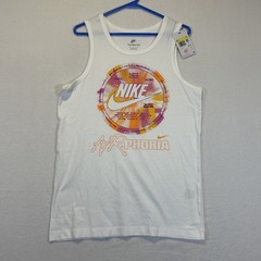 Nike Airphoria DANCE Just Do it Tank Top Mens Small White FV3726-100 NWT