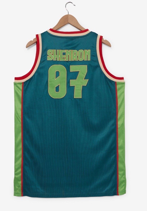 Dragon Ball Z Shenron Basketball Jersey DBZ 07 Green Red BoxLunch size Small gallery