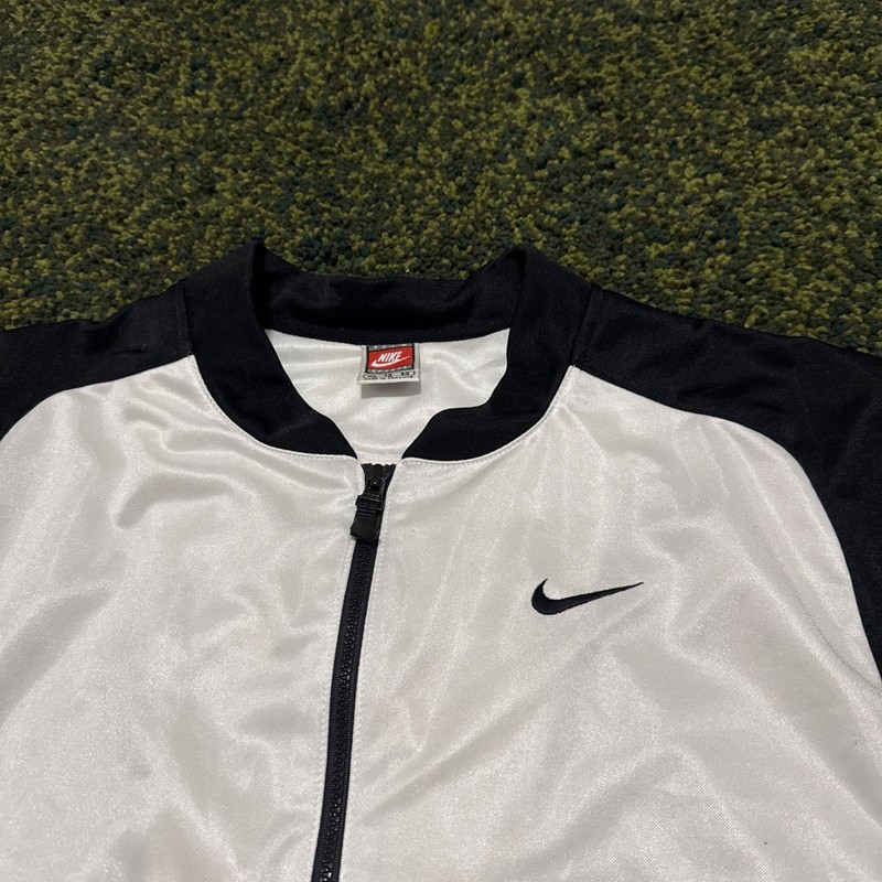 Vintage Nike Basketball Team Sports Full Zip Warm Up Shooting Shirt Mens Size XL gallery