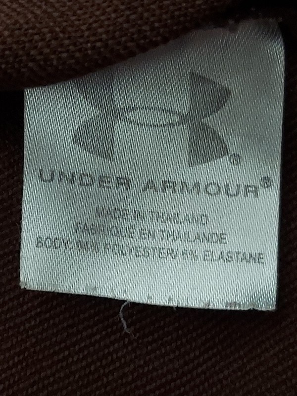 Under Armour Tactical Pullover Shirt Mens 2XL Brown Black 1/4 Zip Mid Weight gallery