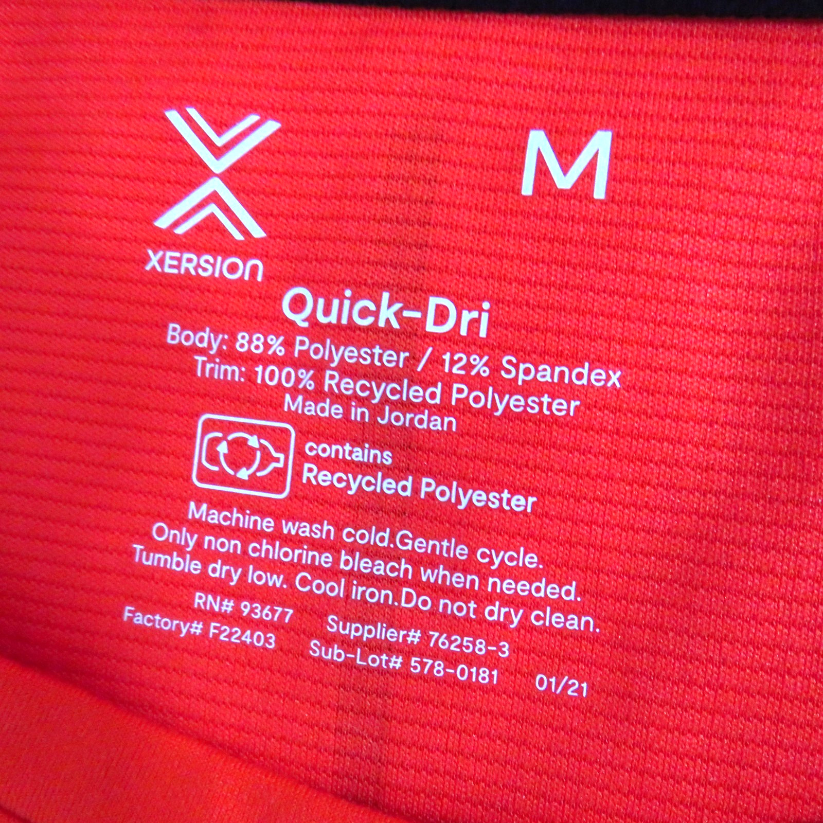 Xersion Quick-Dri Training Active Tank Shirt Mens Medium 12% Spandex NEW! gallery