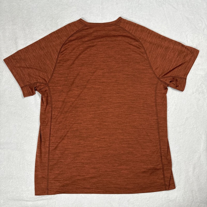 Eddie Bauer Men’s FreeDry Lightweight Orange T-shirt size Large gallery