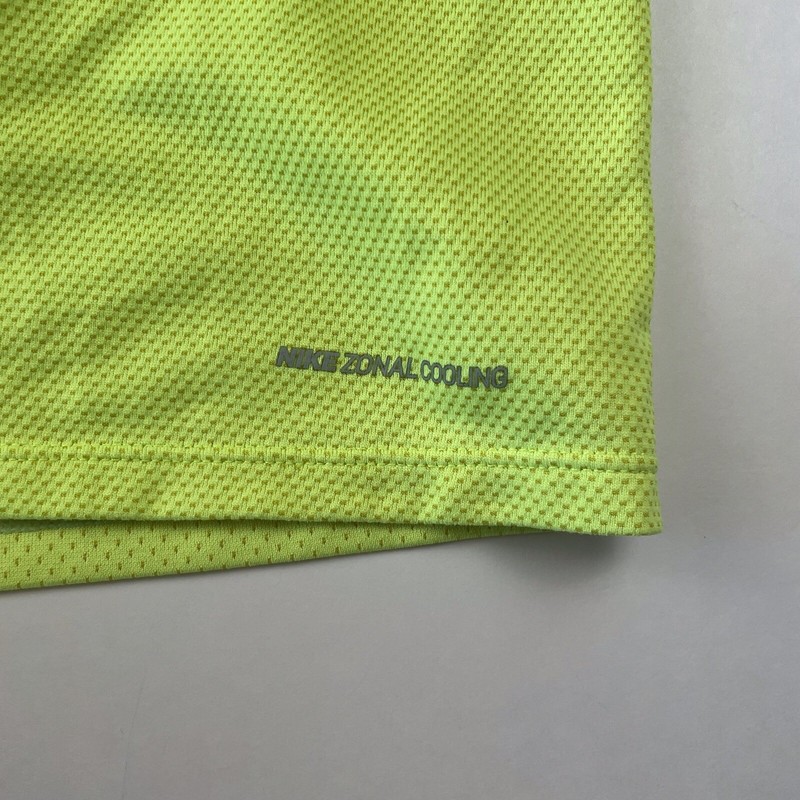 Nike Shirt Mens Sz XL Short Sleeve Lightweight Volt Yellow Dri-Fit Zonal Cooling gallery